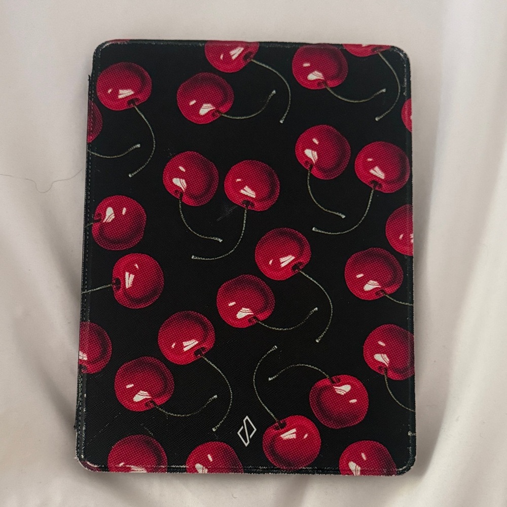 Burga Cherry iPad 9th gen Cover - Black and Red